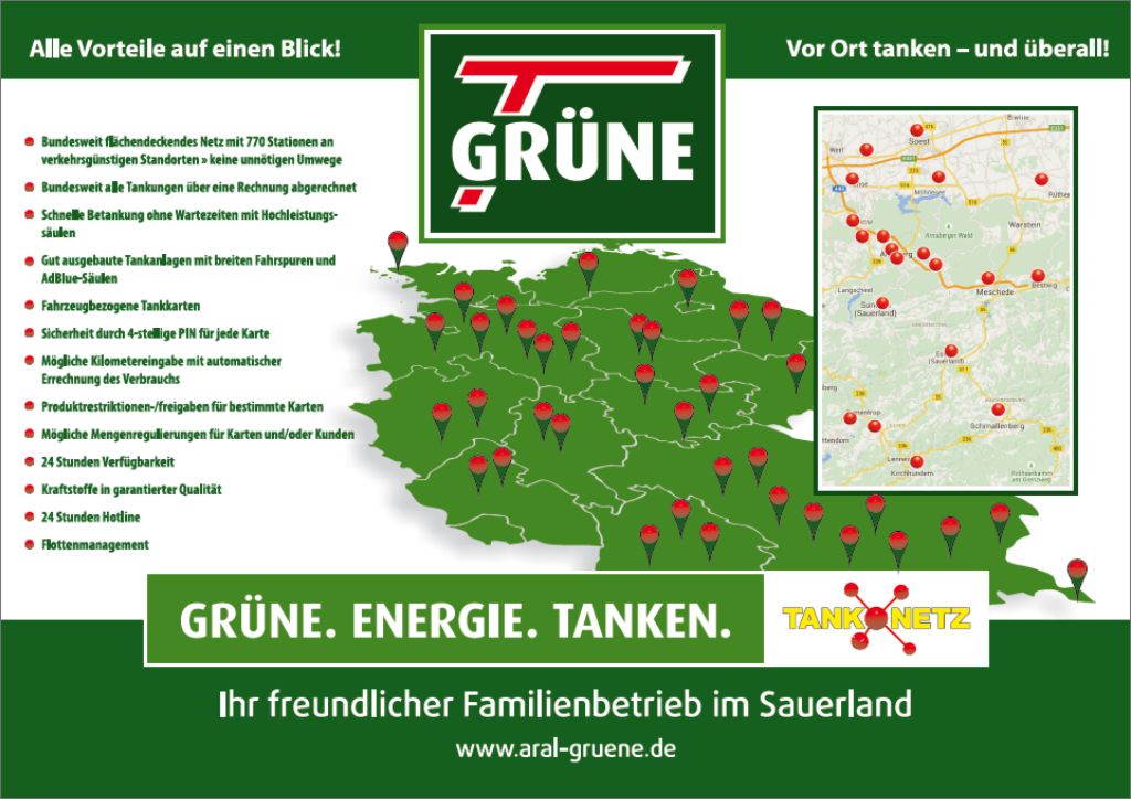 Flyer Tanknetz