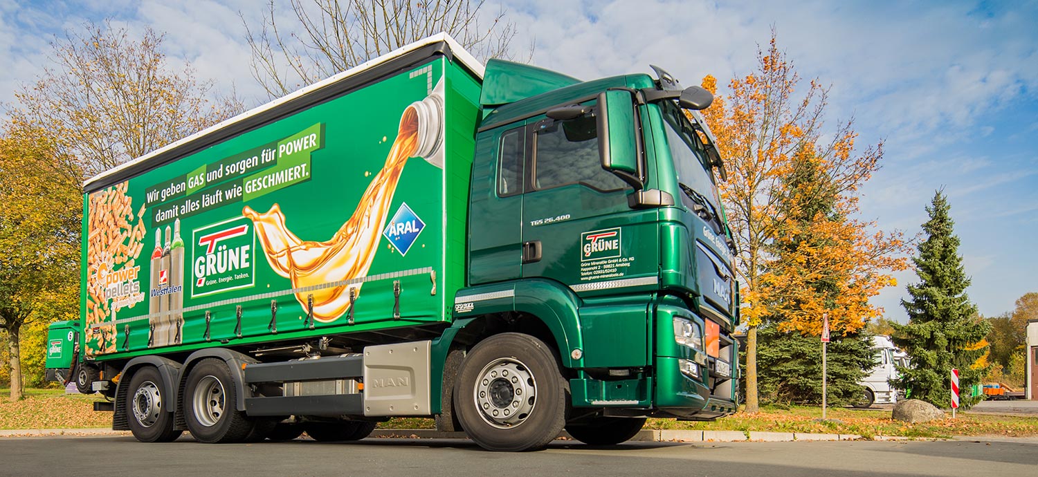 Grüne LKW